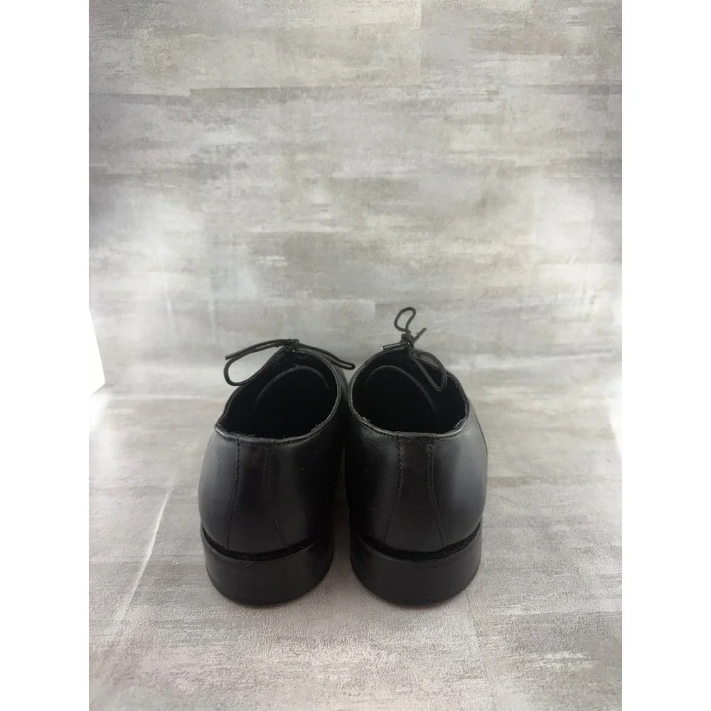 Florsheim Men Black Leather Cap Toe Oxford Dress Shoes 17168-01 Size 10.5B
